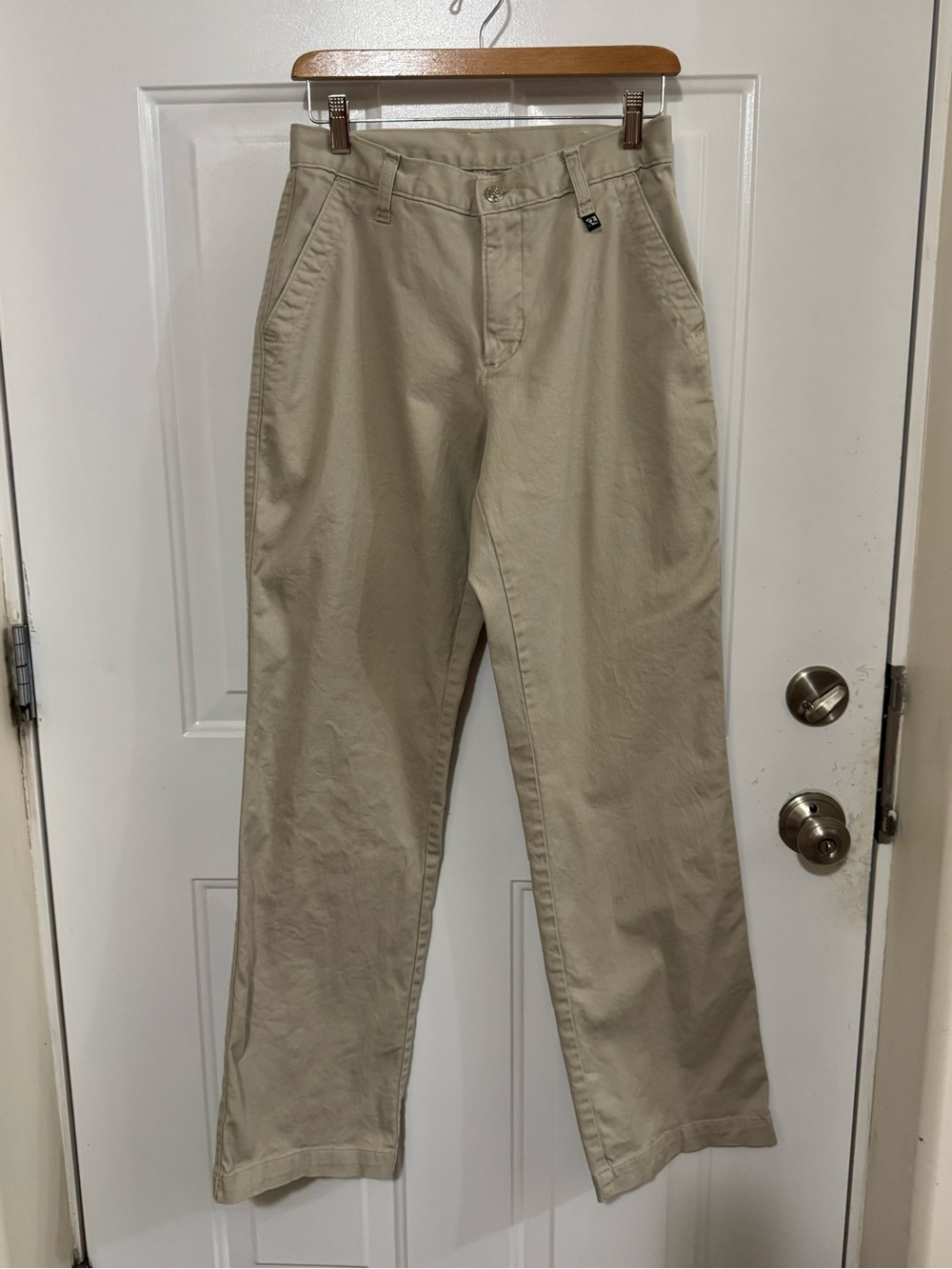 Roper chino flat front casual Straight Fit twill pants